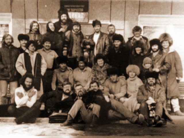 Я в Доме творчества "Байкал", зима 1991г.